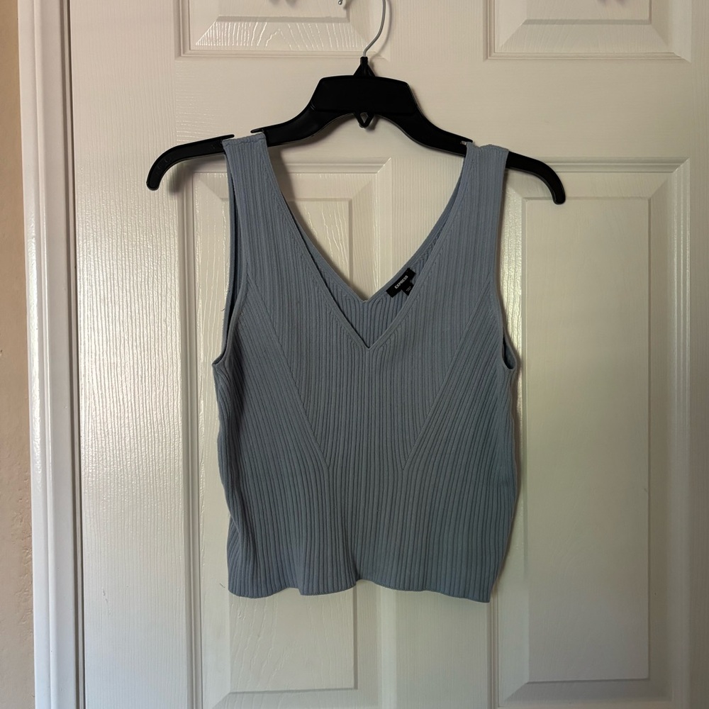 Express baby blue top